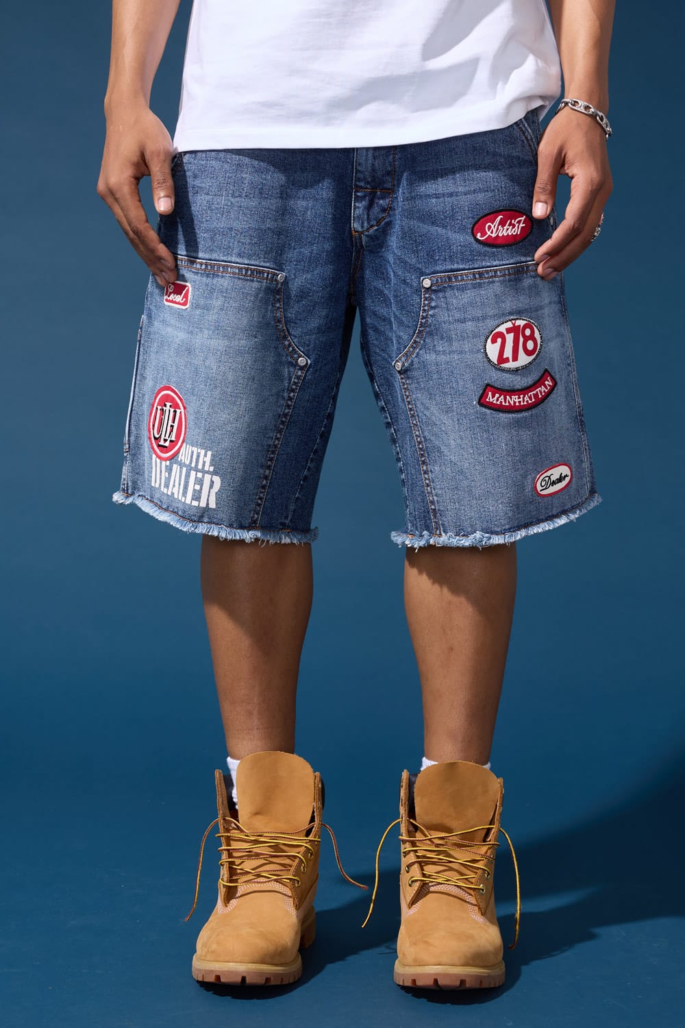 Jordan Craig OG - The Re-Up Denim Shorts (Aged Wash)