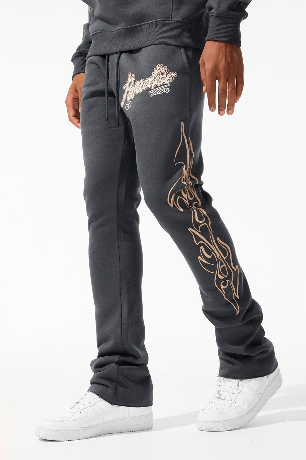 Jordan Craig Paradise Tour Stacked Sweatpants Charcoal / S