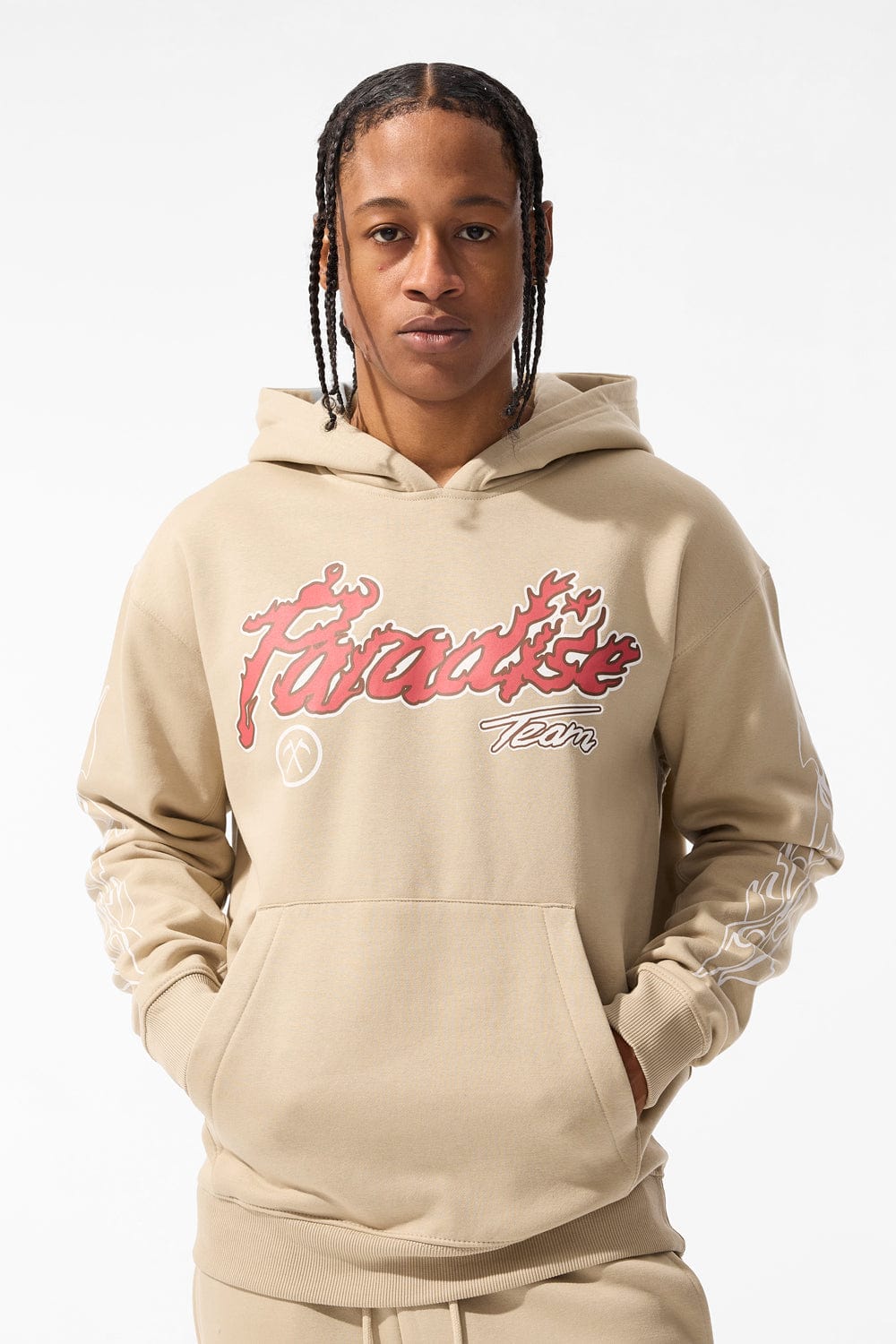 Jordan Craig Paradise Tour Pullover Hoodie Sand / S