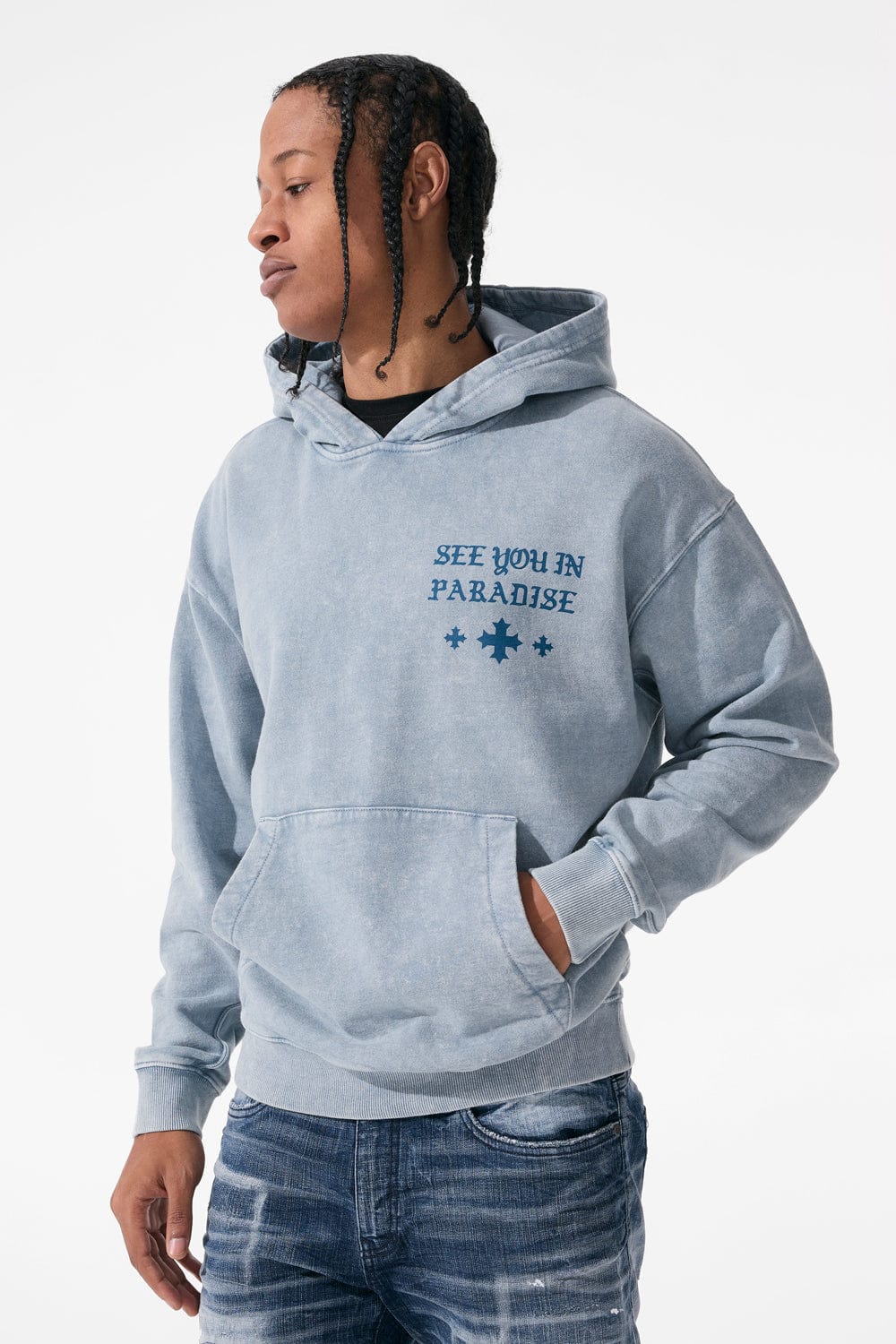 Jordan Craig Holy Trinity Pullover Hoodie (Indigo)