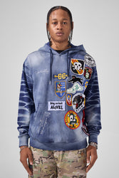 War Angel Pullover Hoodie (Navy)