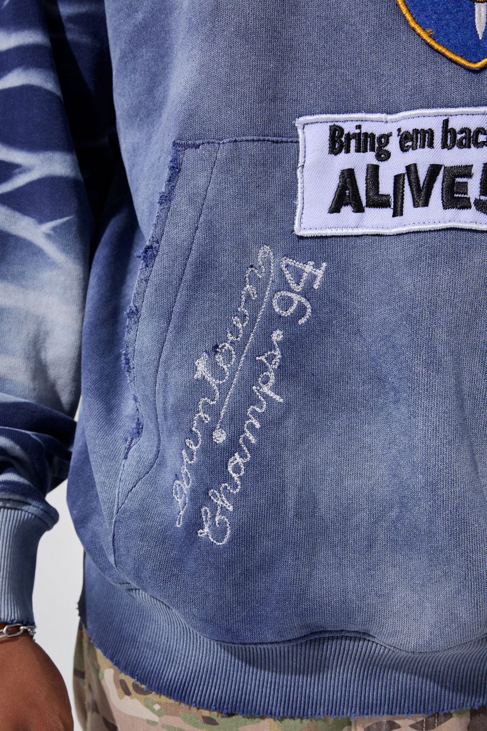 Jordan Craig War Angel Pullover Hoodie (Navy)