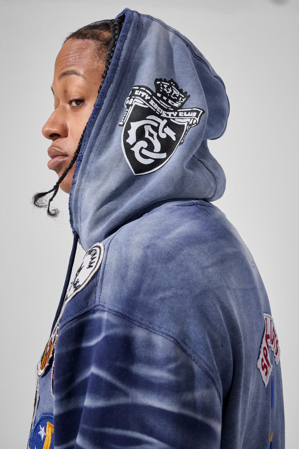 Jordan Craig War Angel Pullover Hoodie (Navy)