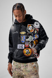 War Angel Pullover Hoodie (Vintage Black)