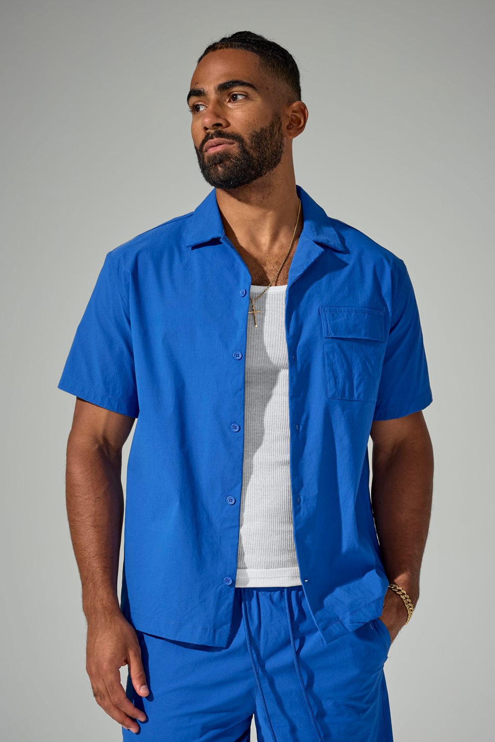 Jordan Craig Mesa Mechanic S/S Shirt Royal / S