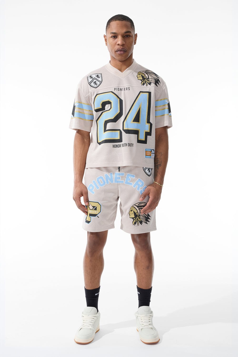 Jordan Craig Pioneer Football Jersey (Cream)