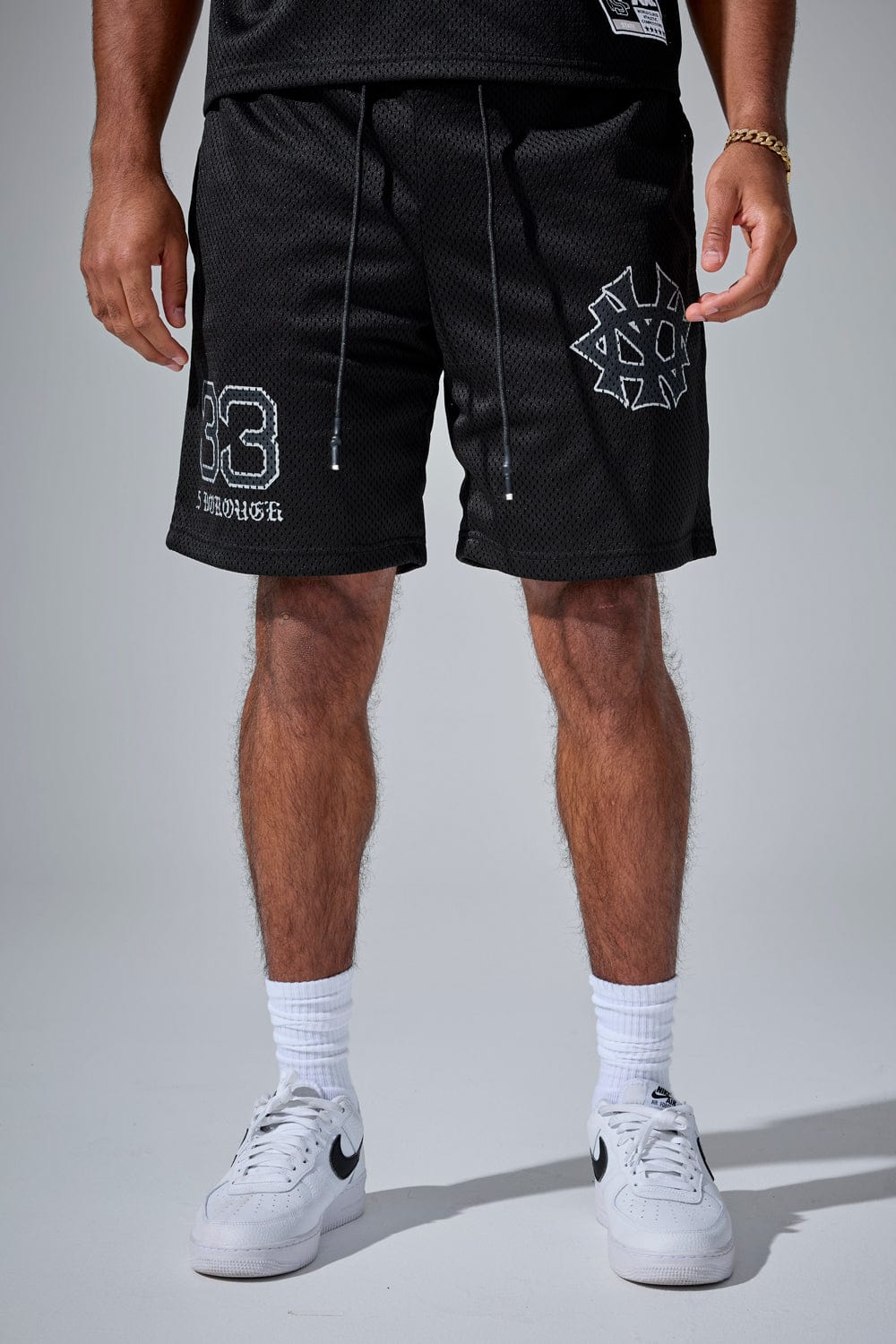 Jordan Craig Retro - 5 Borough Mesh Shorts (Black)