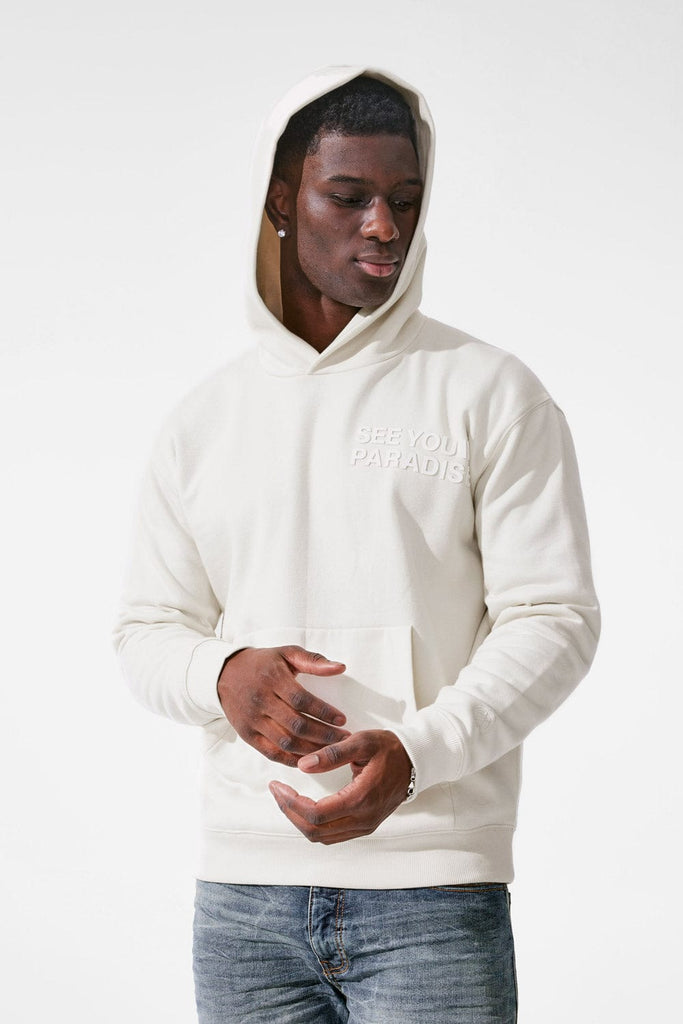 Jordan Craig Paradise Tonal Pullover Hoodie (Bone)
