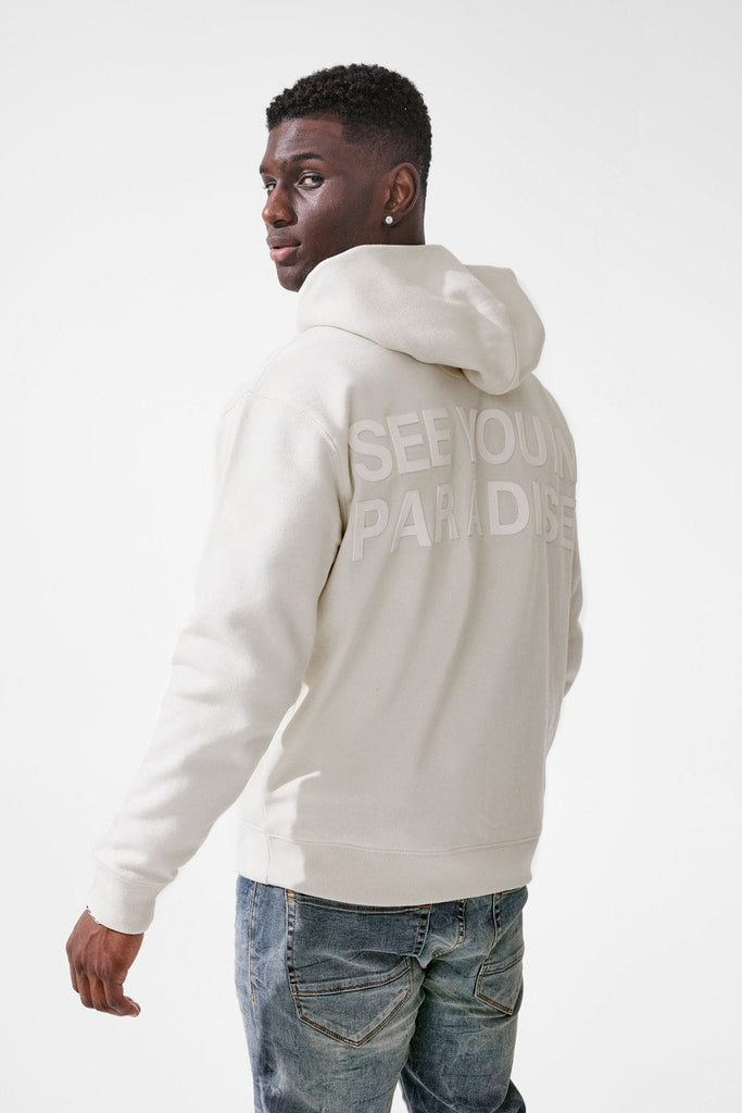 Jordan Craig Paradise Tonal Pullover Hoodie (Bone)