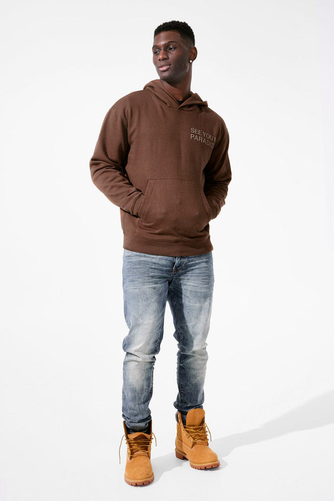 Jordan Craig Paradise Tonal Pullover Hoodie (Brown)