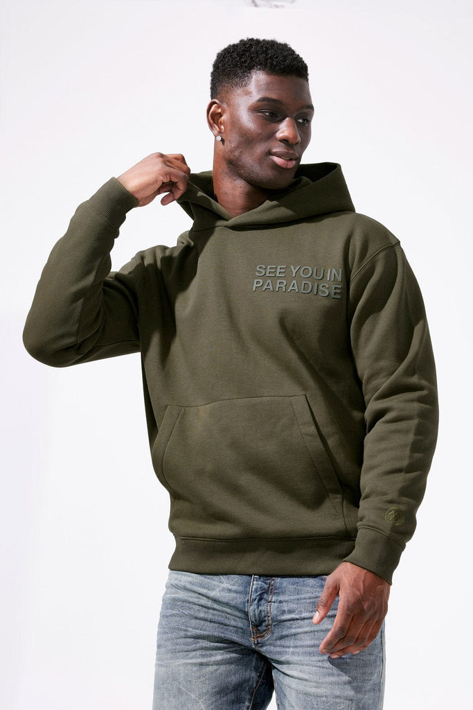 Jordan Craig Paradise Tonal Pullover Hoodie (Olive)