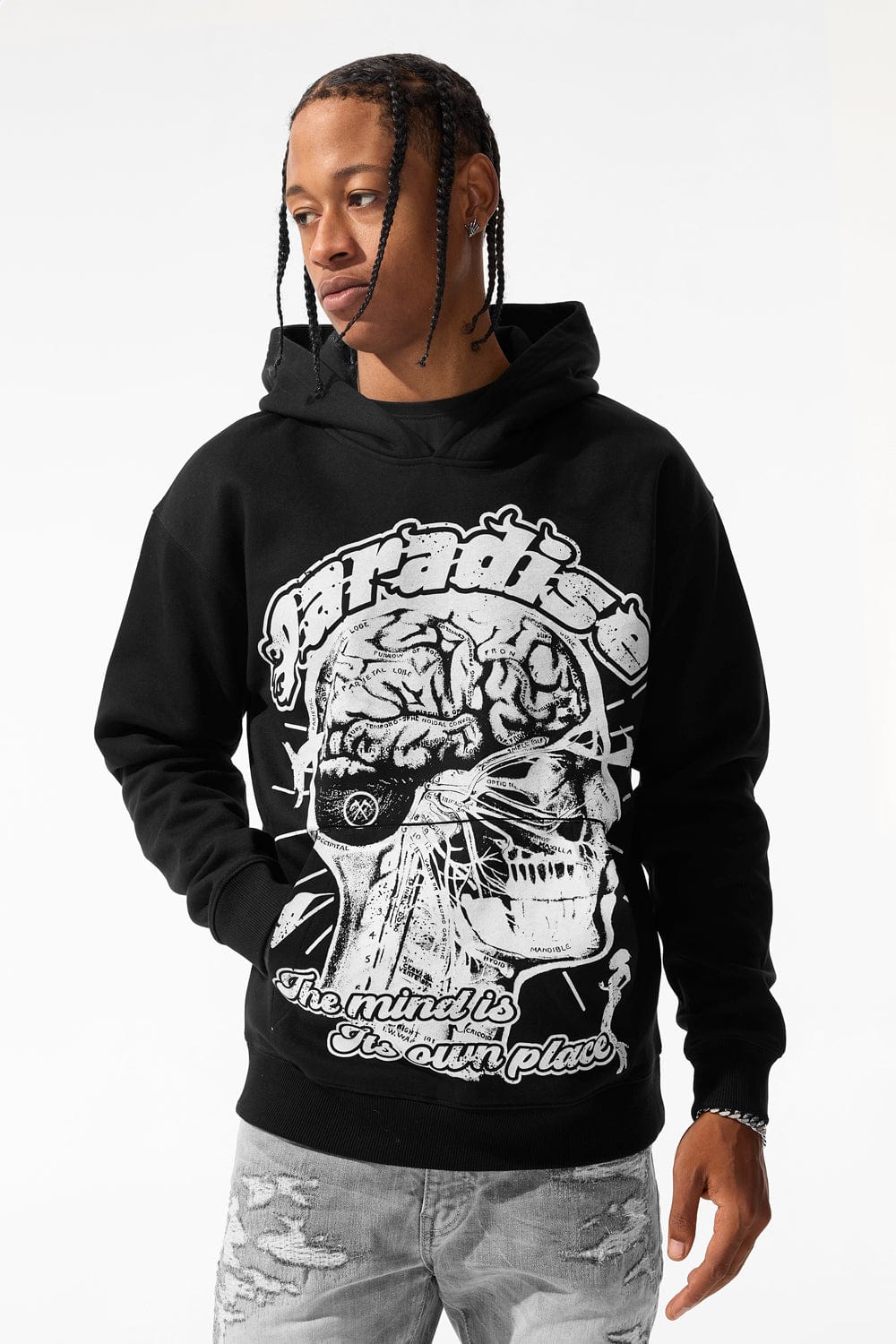 Jordan Craig Cranial Paradise Pullover Hoodie (Black) S / Black