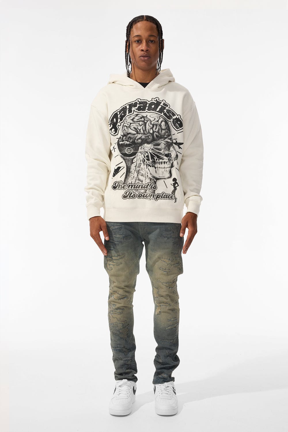Cranial Paradise Pullover Hoodie (Bone)