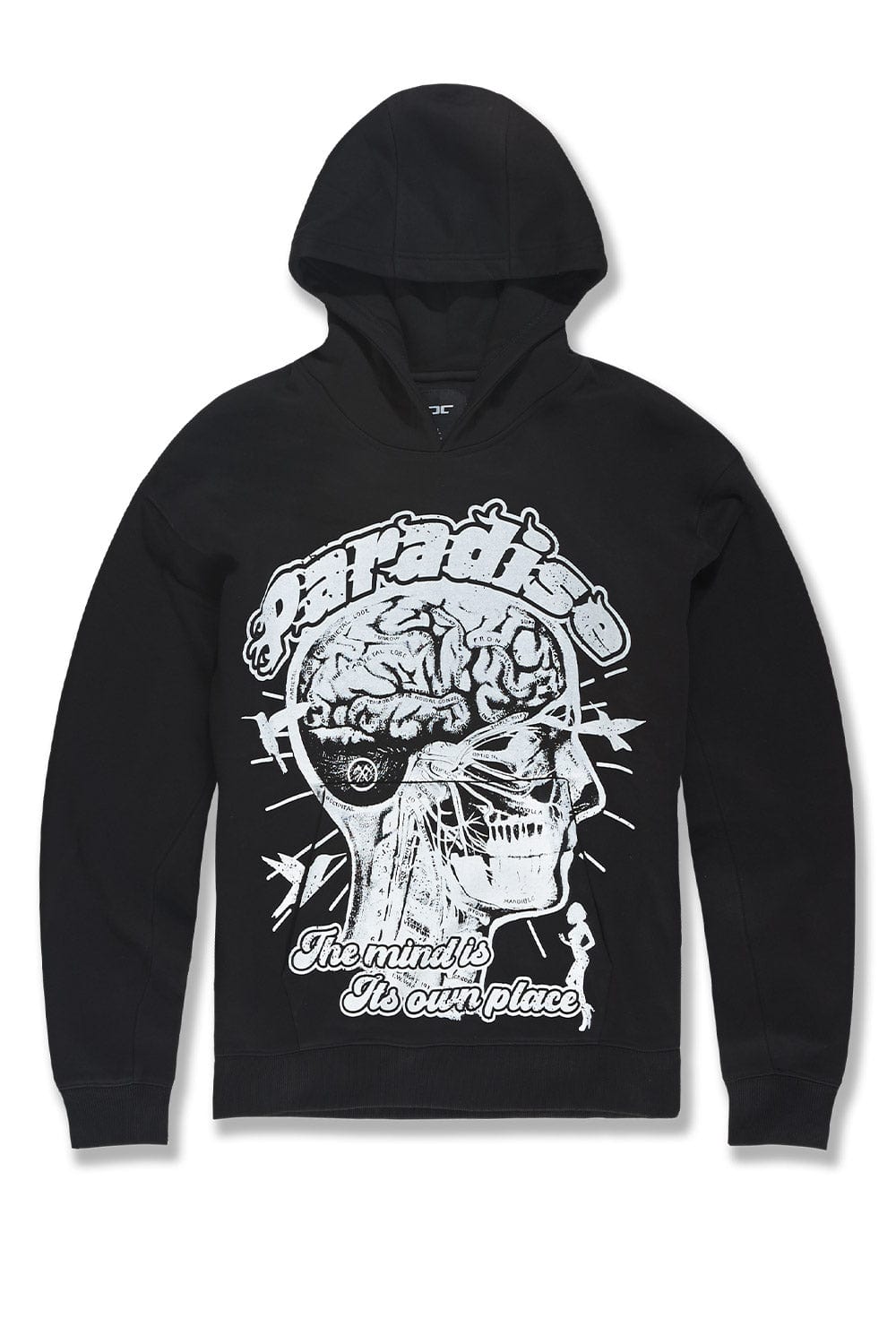 JC Big Men Big Men's Cranial Paradise Pullover Hoodie (Black) 4XL / Black