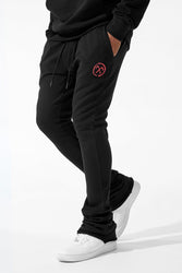 Afterlife Stacked Sweatpants (Noir)