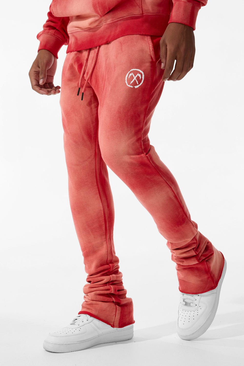 Jordan Craig Afterlife Stacked Sweatpants (Red) S / Red