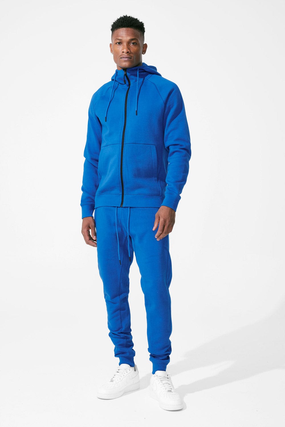 Royal blue cheap zip up hoodie