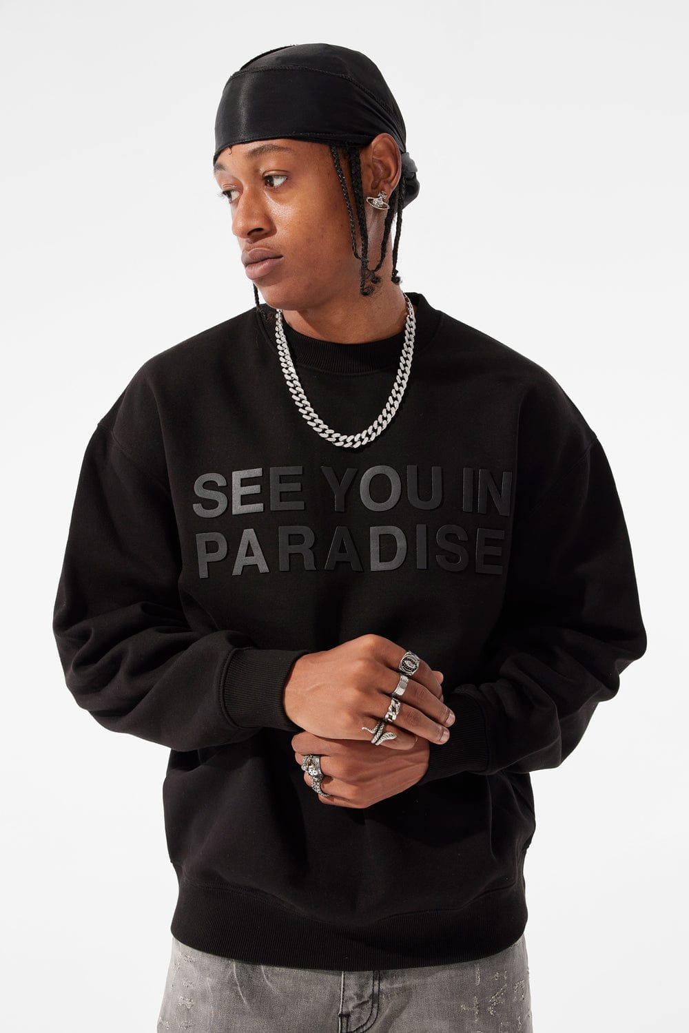 Jordan Craig Paradise Tonal Crewneck Sweatshirt