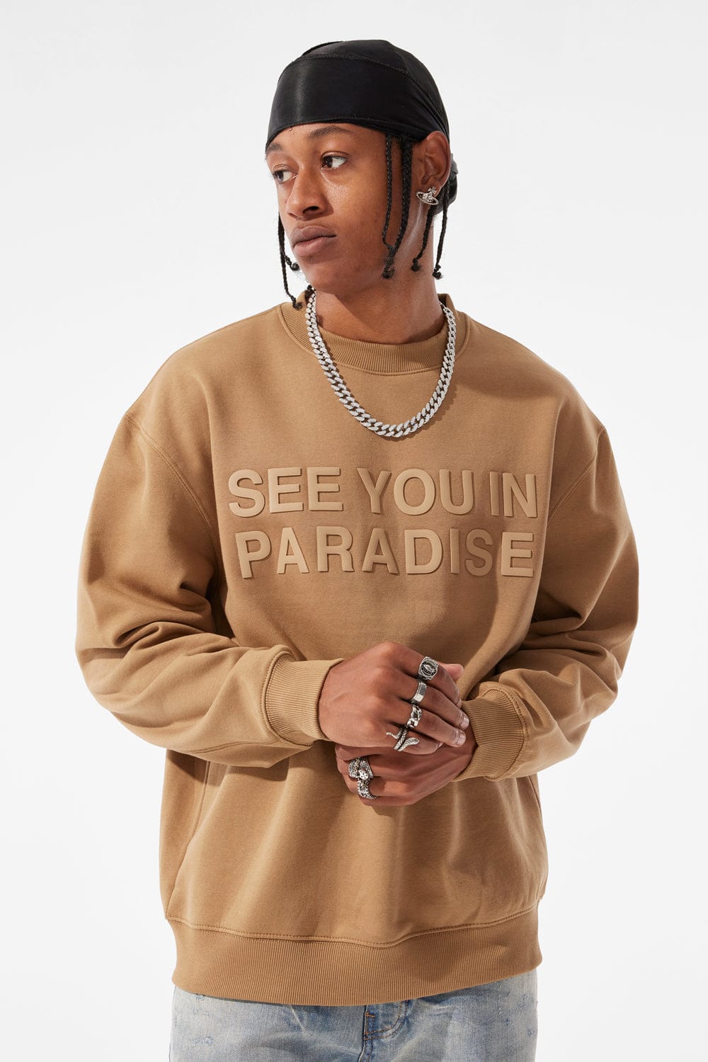 Jordan Craig Paradise Tonal Crewneck Sweatshirt