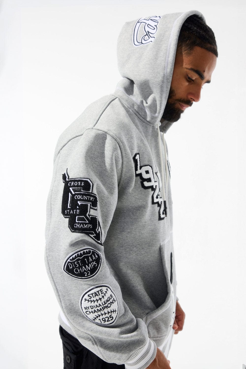 Jordan Craig State Champs Pullover Hoodie (Heather Grey)