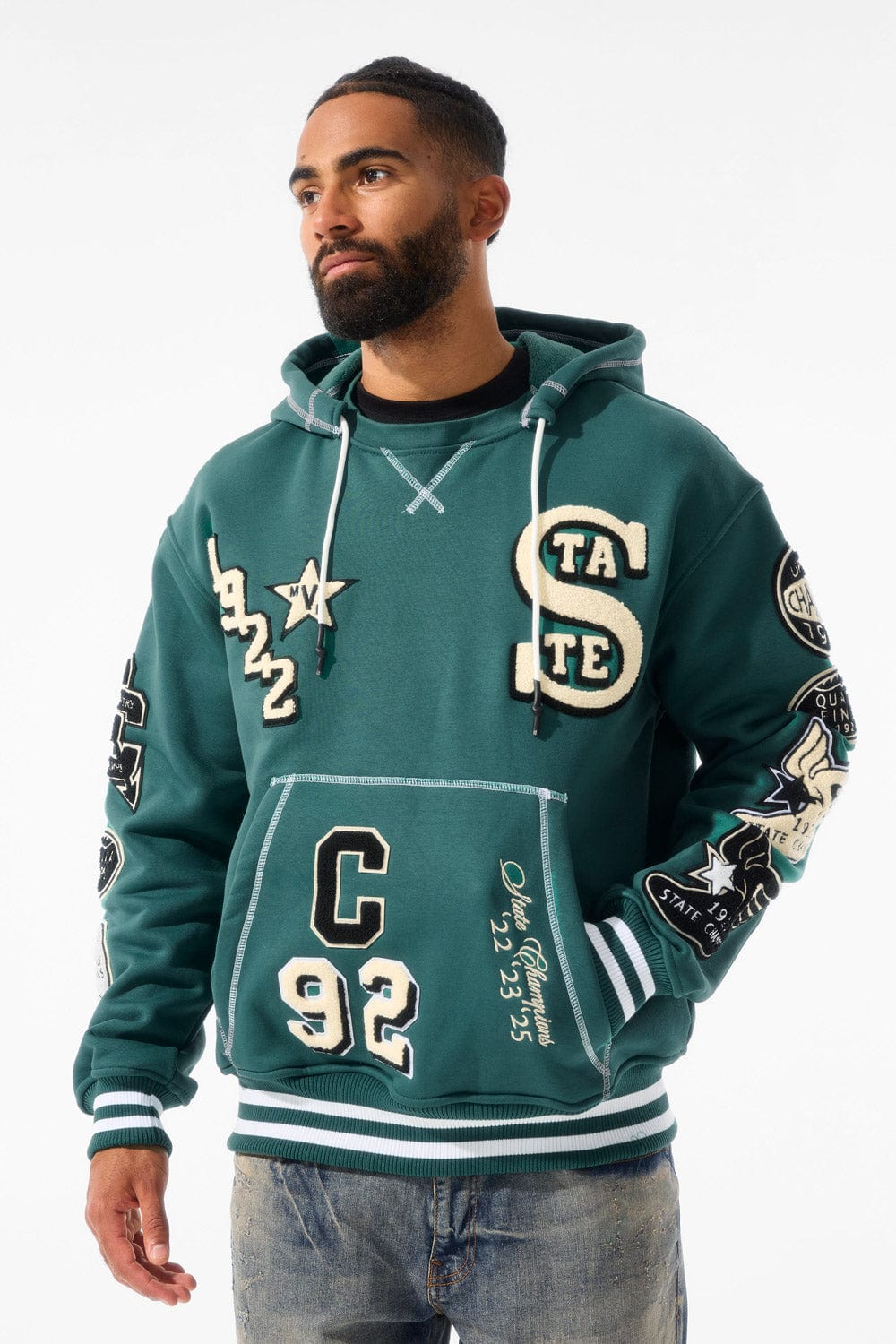 Jordan Craig State Champs Pullover Hoodie (Kelly Forest)