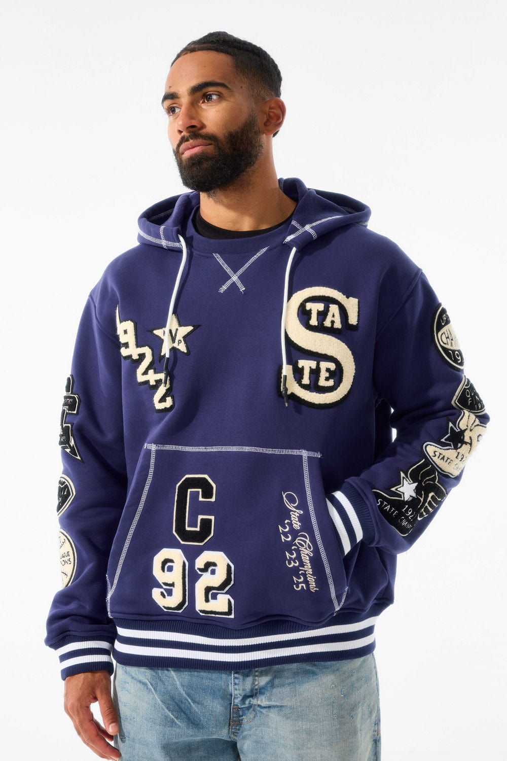 Jordan Craig State Champs Pullover Hoodie (Navy)