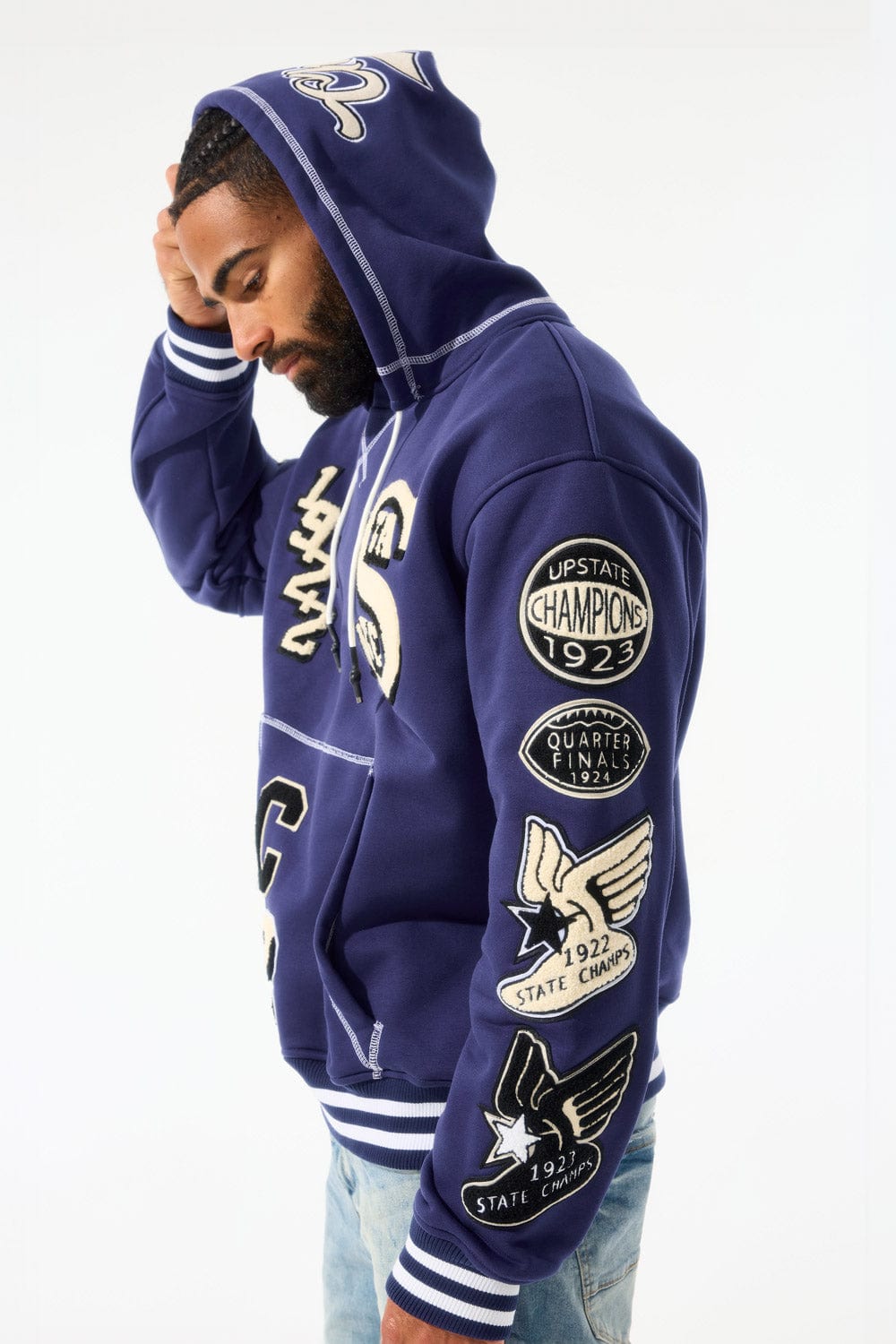 Jordan Craig State Champs Pullover Hoodie (Navy)