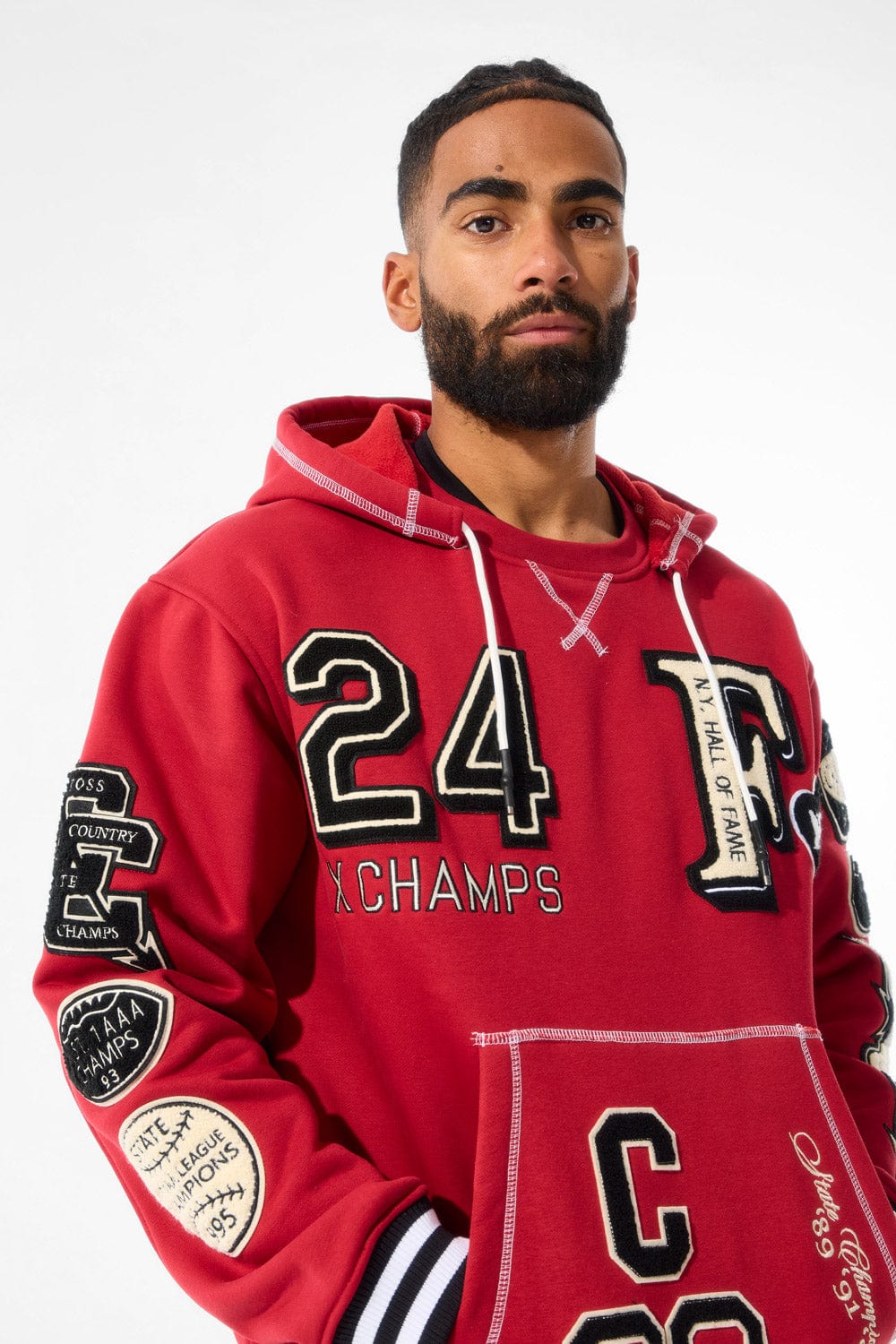 Hall of Fame Pullover Hoodie Deep Red XL Jordan Craig