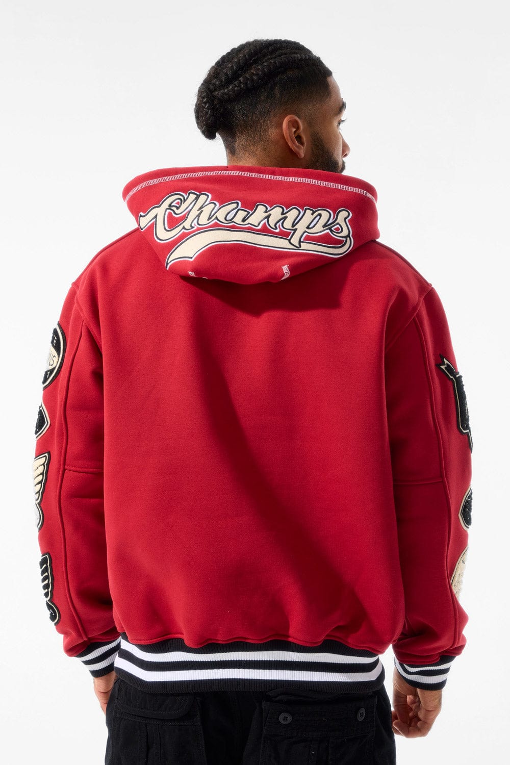 Jordan Craig Hall of Fame Pullover Hoodie (Deep Red)