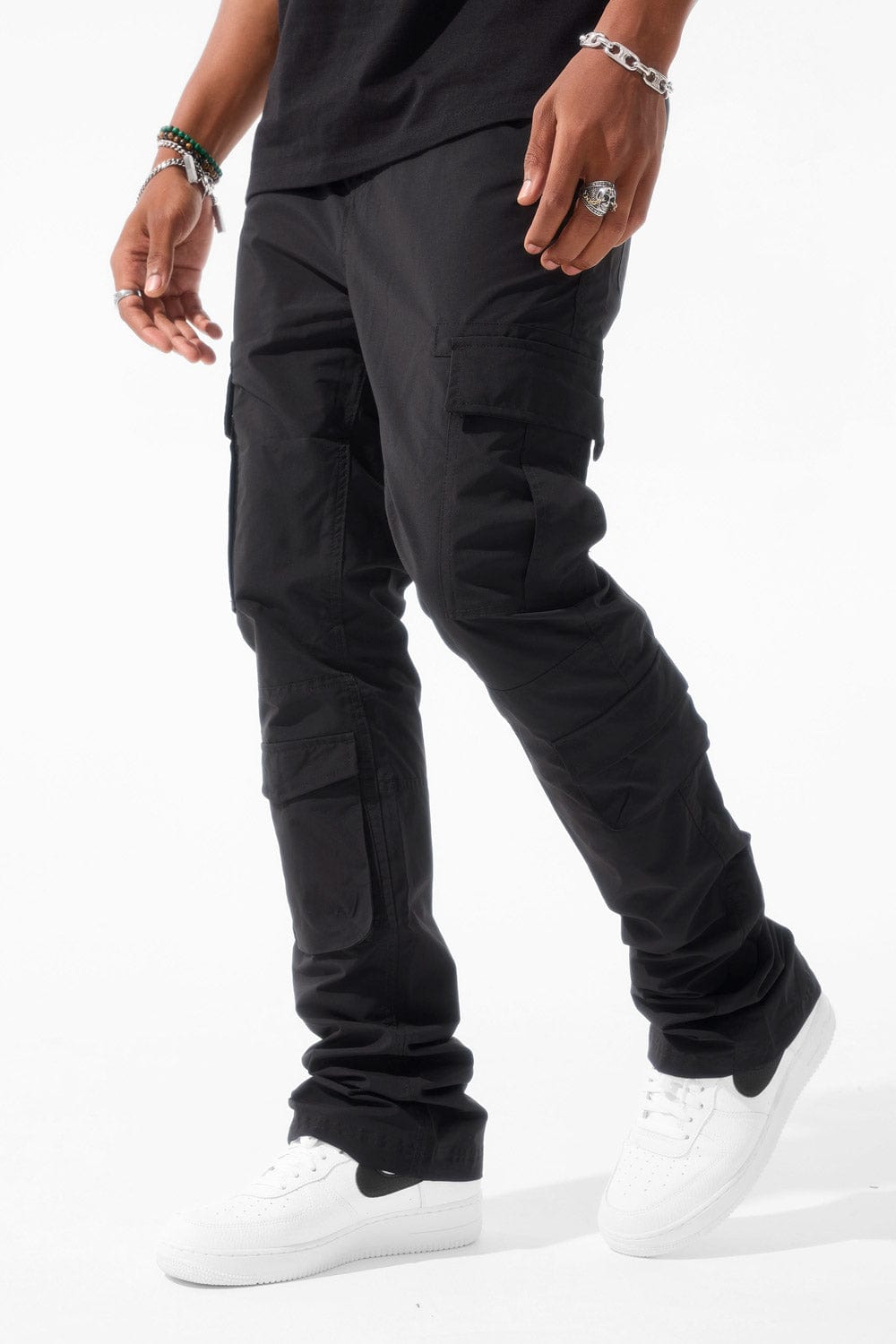 Jordan Craig Martin Stacked - Ventura Cargo Pants (Black) S / Black