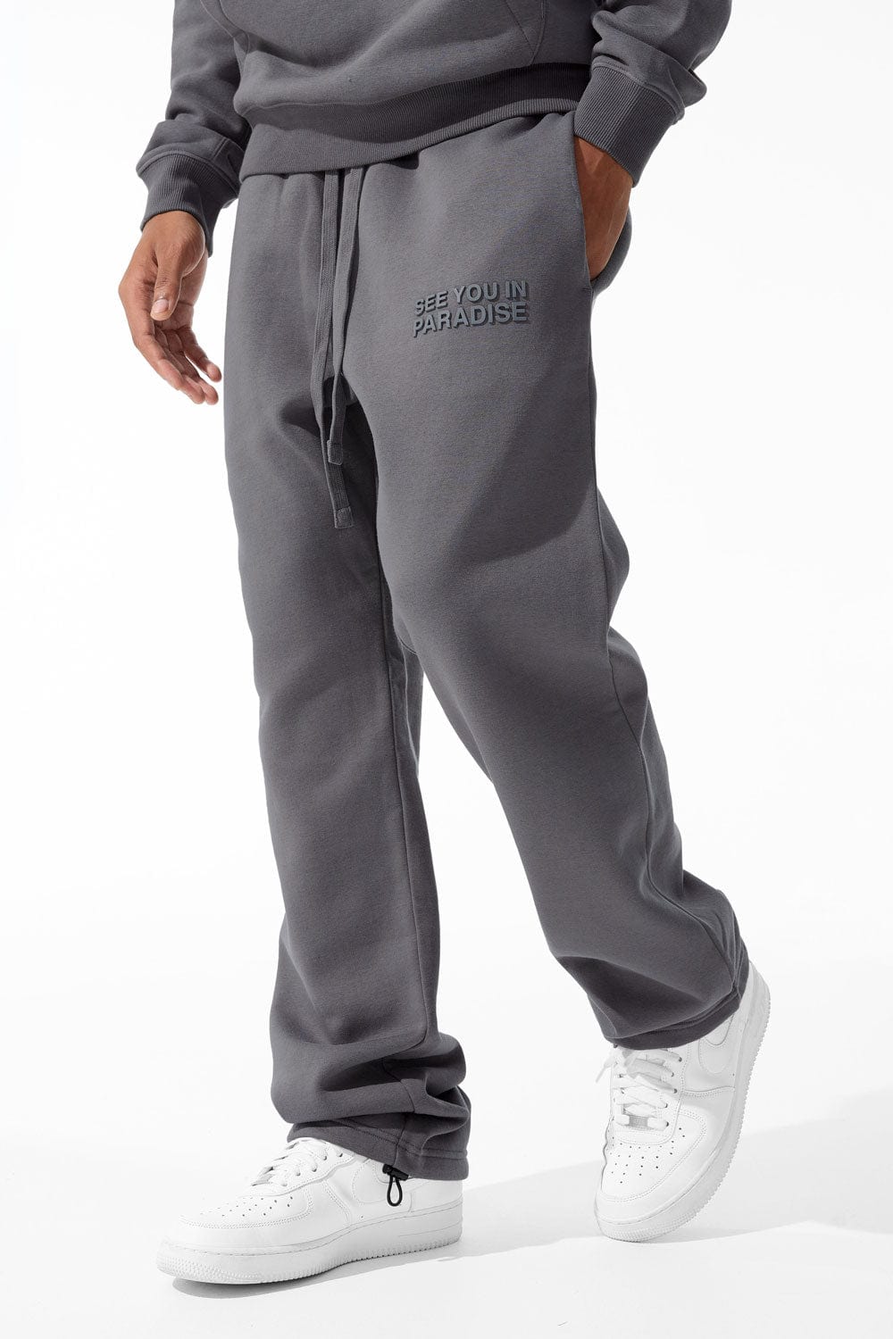 Jordan Craig Paradise Tonal Baggy Sweatpants Charcoal / S