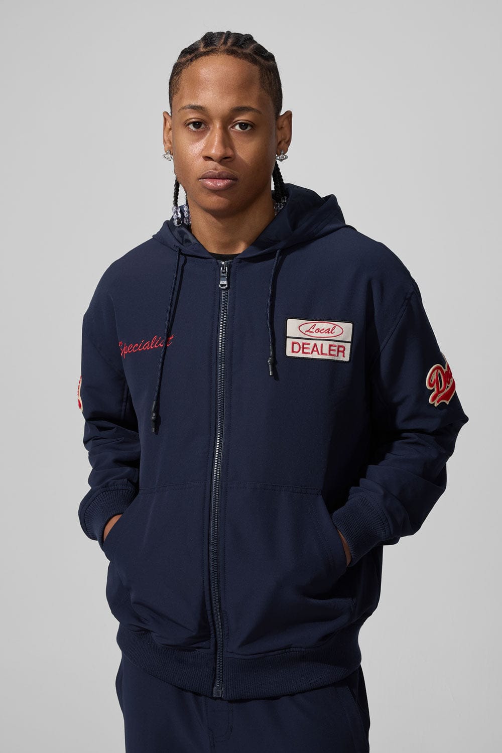 Local Dealer Zip Up Windbreaker