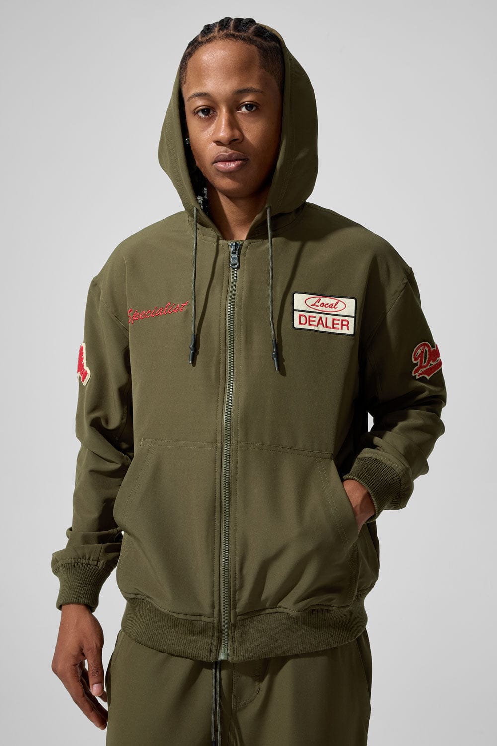 Local Dealer Zip Up Windbreaker