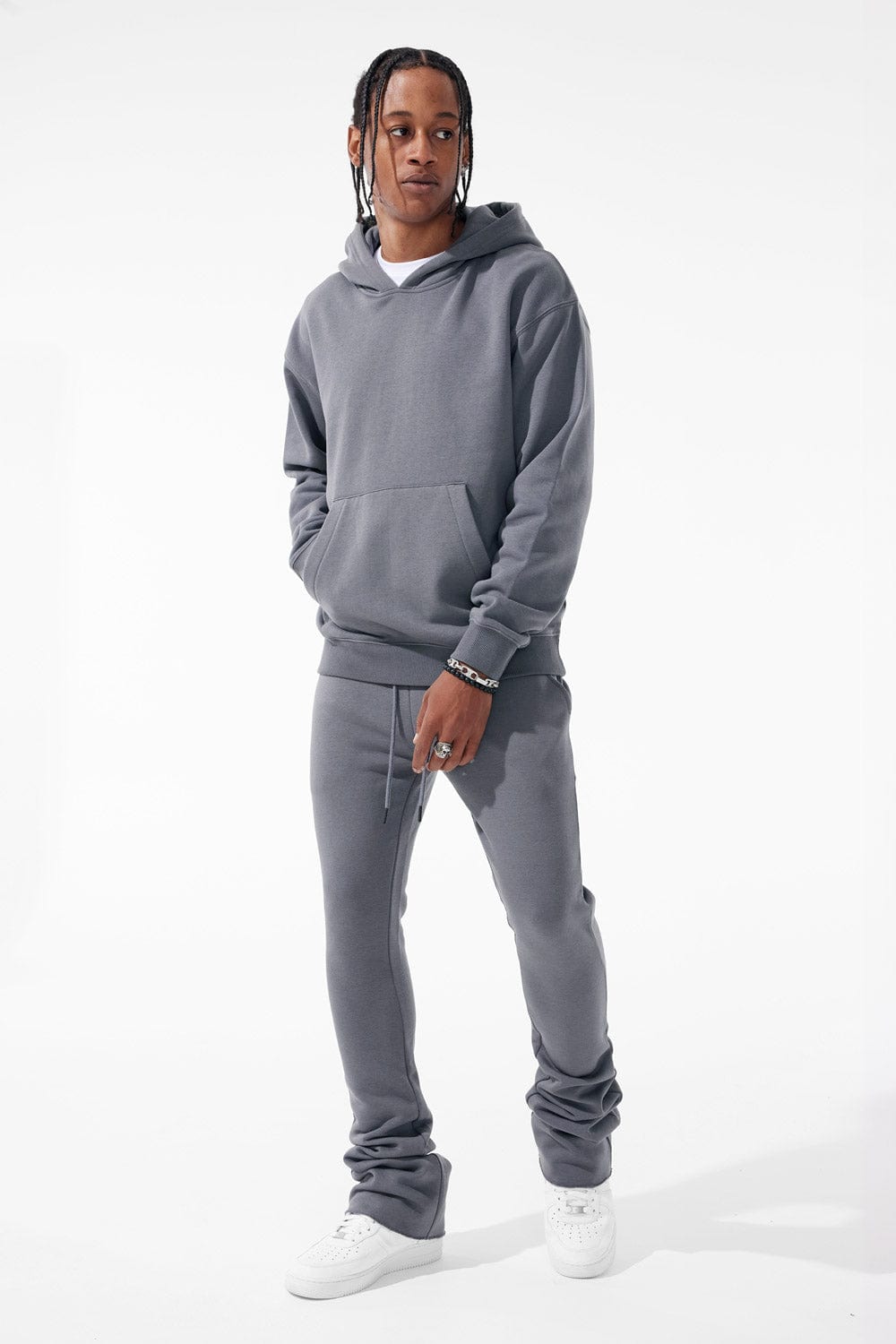 Sweatpants Grey Plt Hoodie Charcoal Grey Sweatsuit PLT Plus
