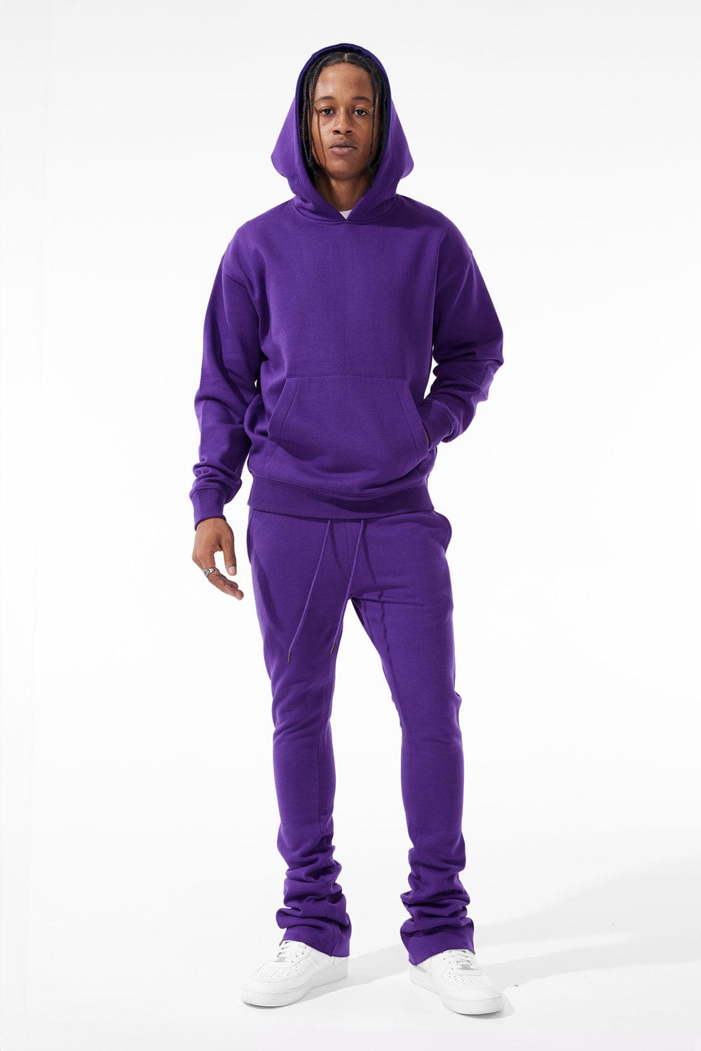 Purple pullover hoodie sale