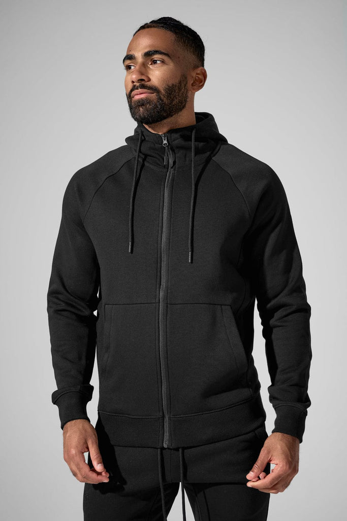 Jordan Craig Uptown Zip Up Hoodie Black / S