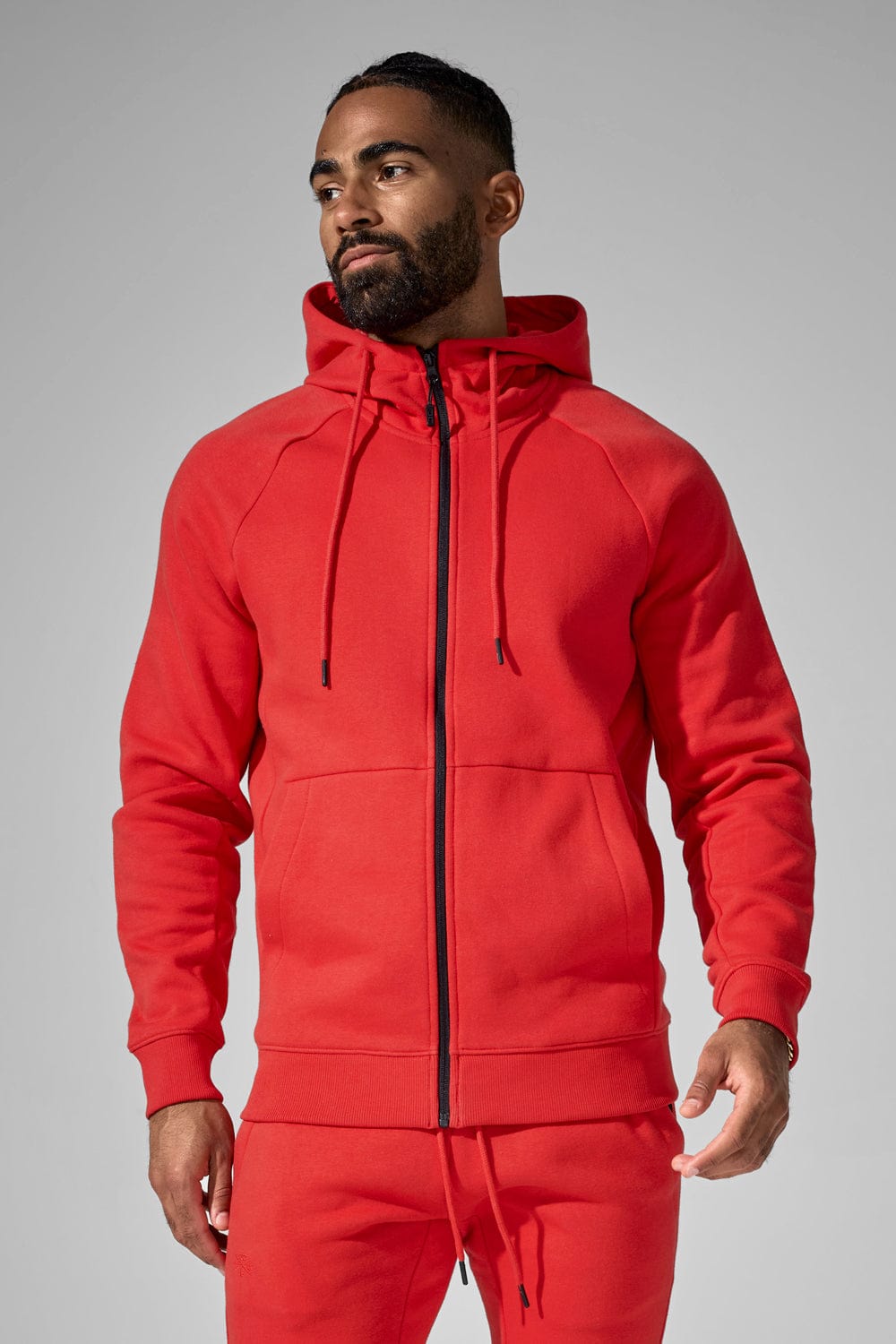 Jordan Craig Uptown Zip Up Hoodie Red / S