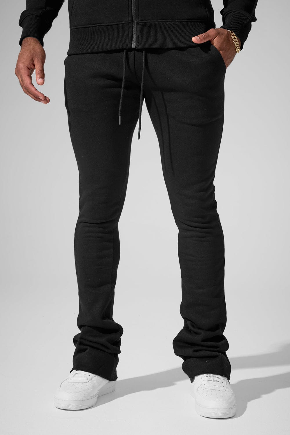Jordan Craig Uptown Stacked Sweatpants Black / S