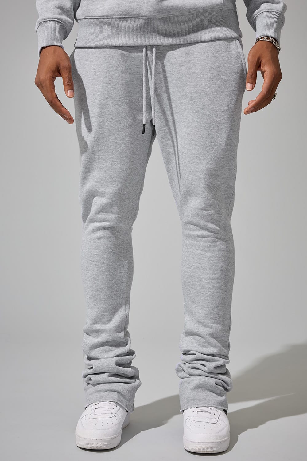 Jordan Craig Uptown Stacked Sweatpants Heather Grey / S