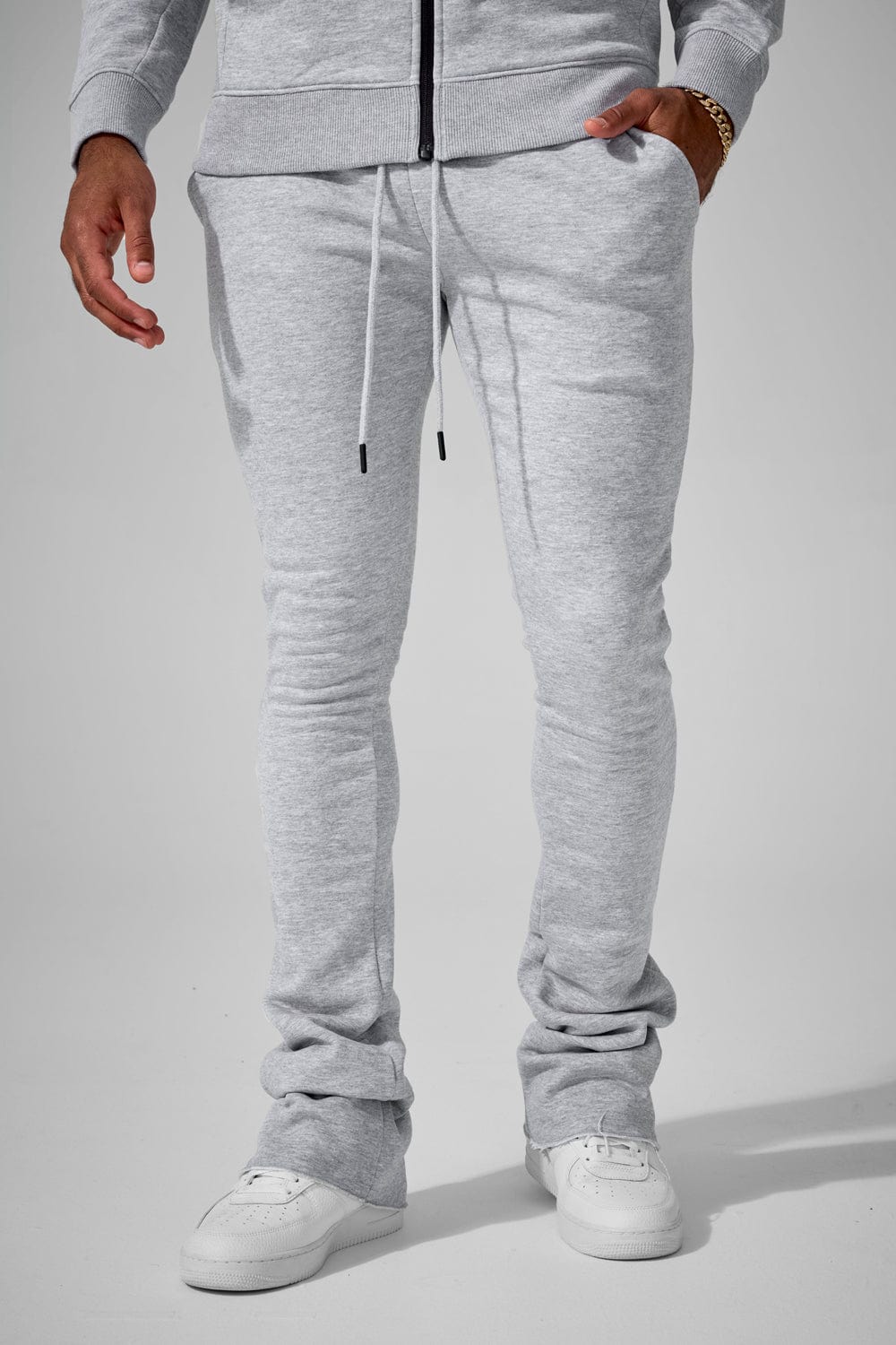 Jordan Craig Uptown Stacked Sweatpants Heather Grey / S