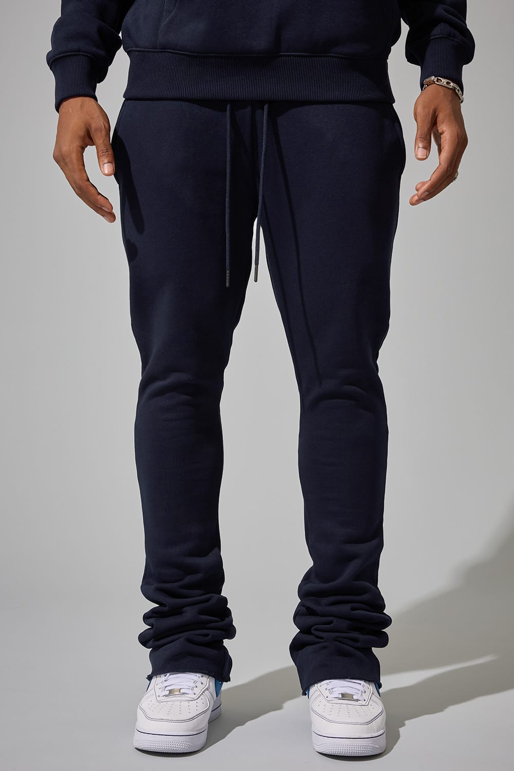 Jordan Craig Uptown Stacked Sweatpants Navy / S