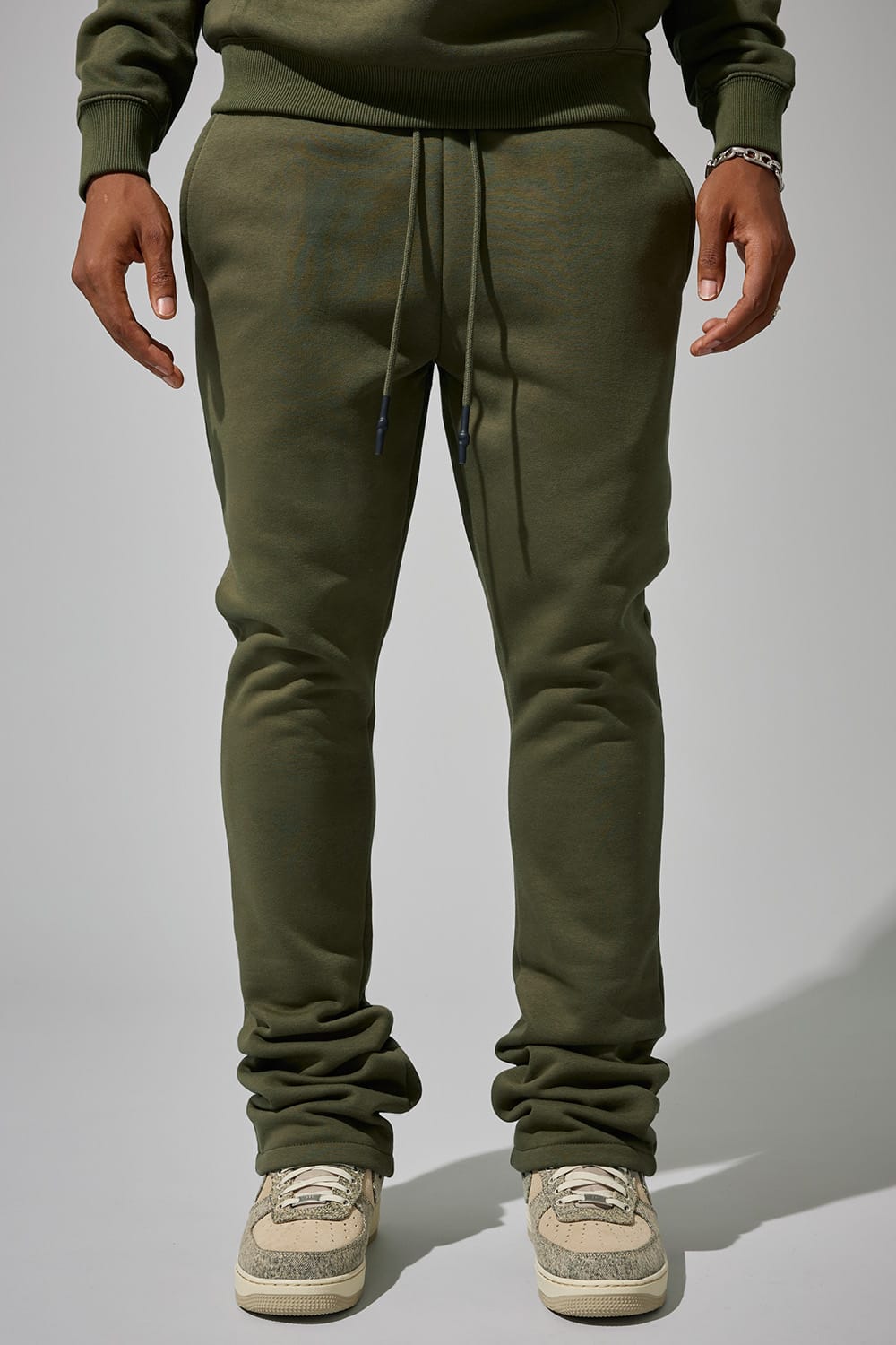 Jordan Craig Uptown Flared Sweatpants Olive / S