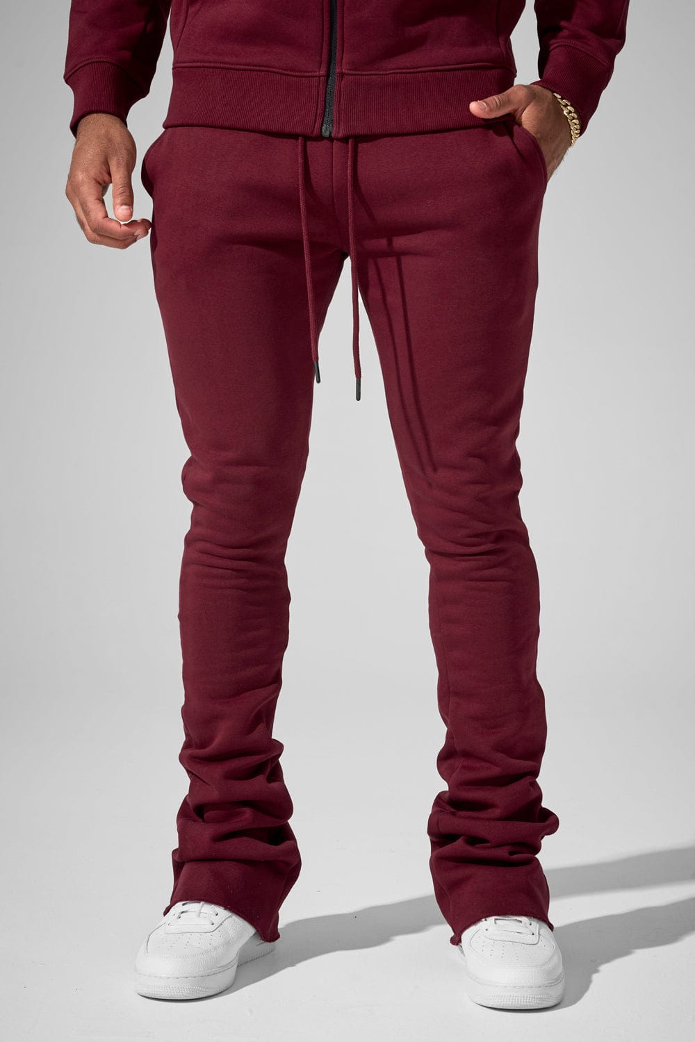 Jordan Craig Uptown Stacked Sweatpants Wine / S
