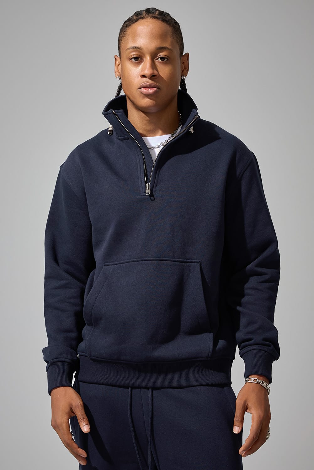 Jordan Craig Uptown 1/4 Zip Sweatshirt Navy / S