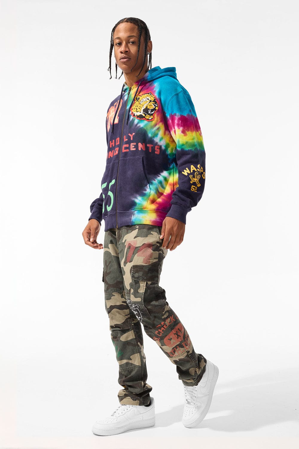 Wooster Zip Up Hoodie (Purple)
