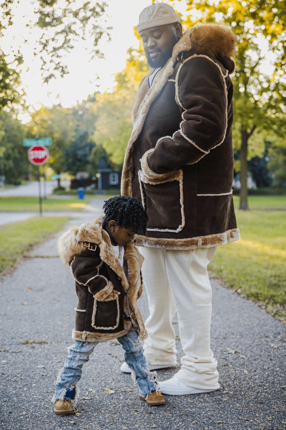 JC Kids Kids Denali Shearling Jacket (Brown)