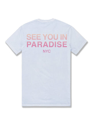 See You In Paradise T-Shirt (Powder Blue)