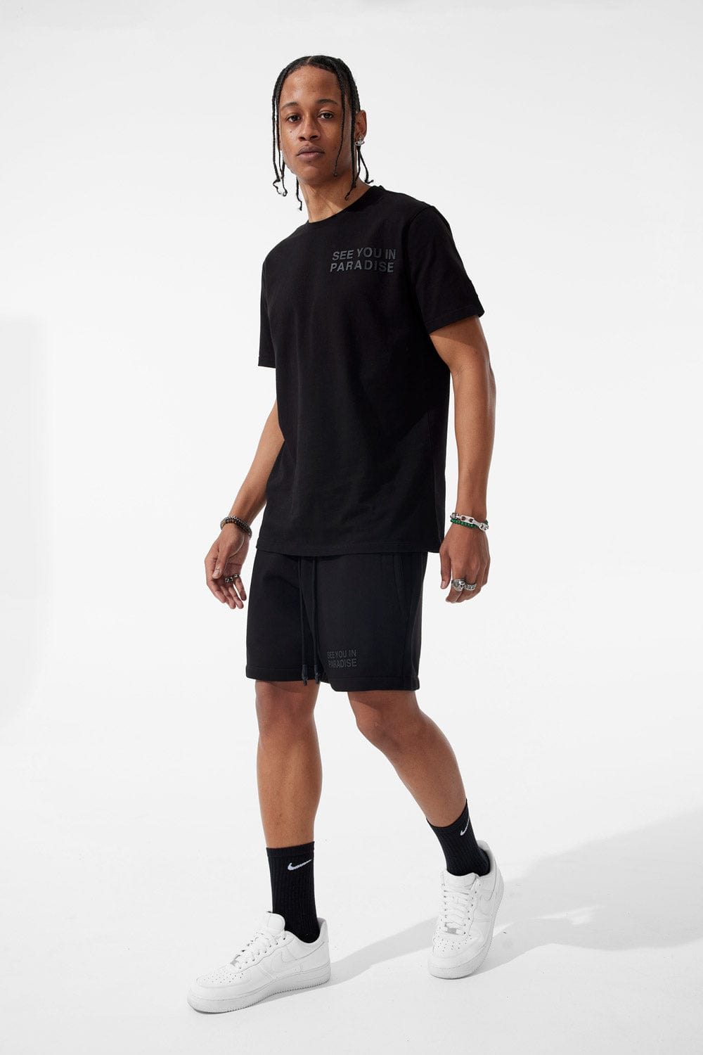 Jordan Craig Retro - Paradise Tonal Shorts (Black)