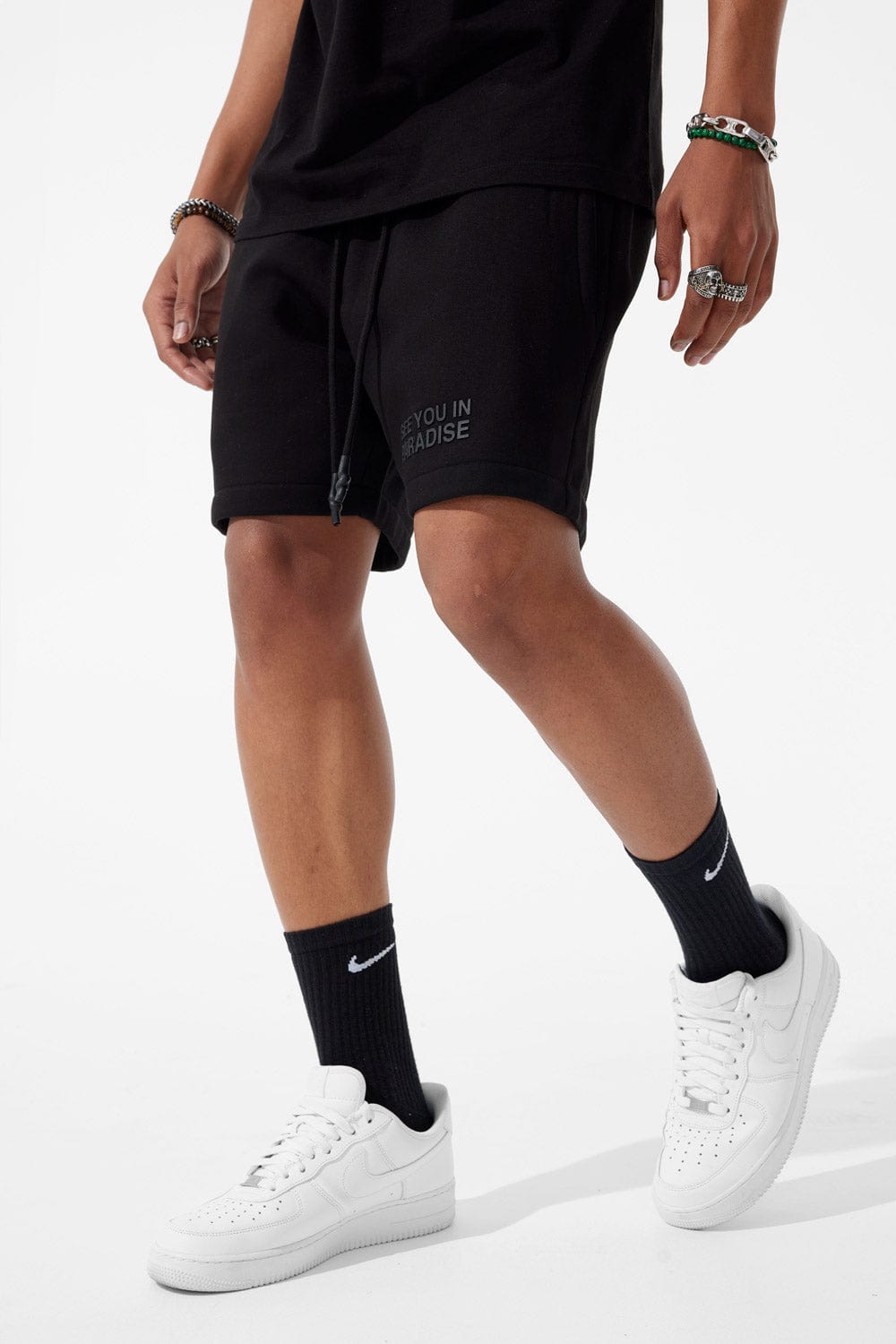Jordan Craig Retro - Paradise Tonal Shorts (Black) S / Black