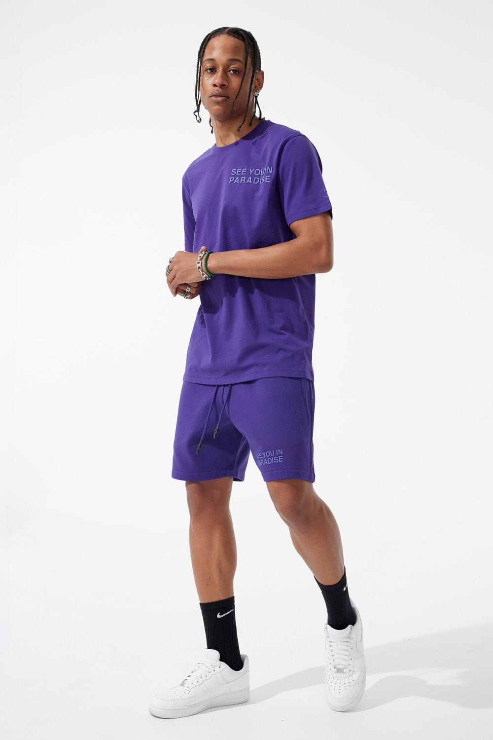 Jordan Craig Retro - Paradise Tonal Shorts (Purple)